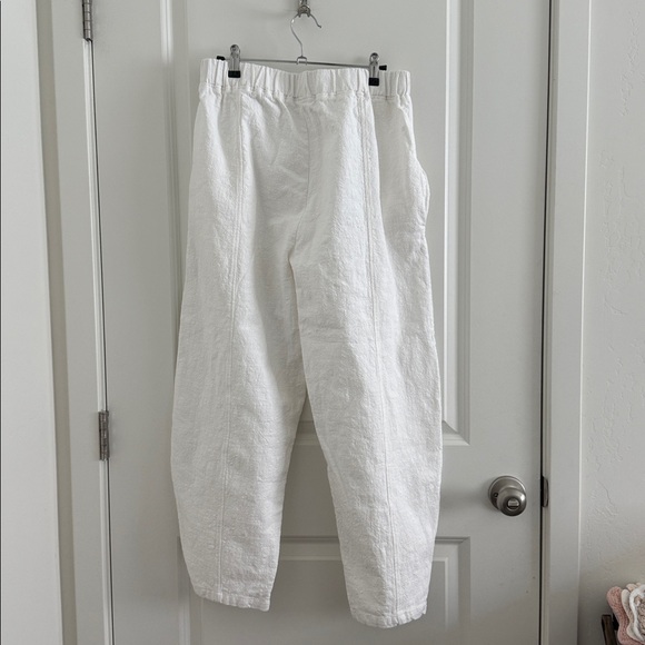 IXIMO Linen Blend Barrel Pant - Ivory (XL) - Picture 2 of 5